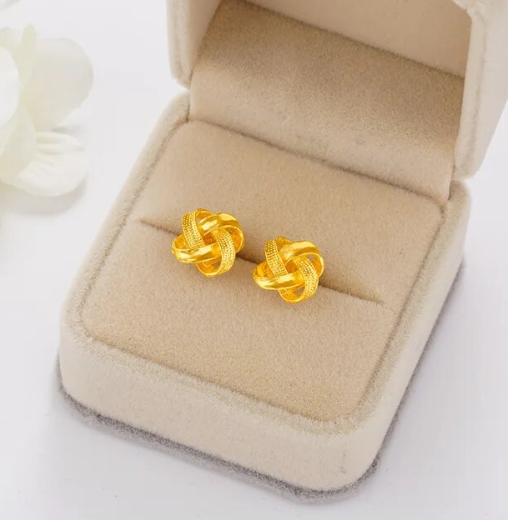 Assorted 24K Gold Filled Stud Earrings