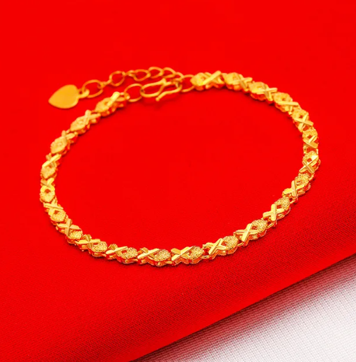 Kareem 24K Gold Filled Beaded Bracelets
