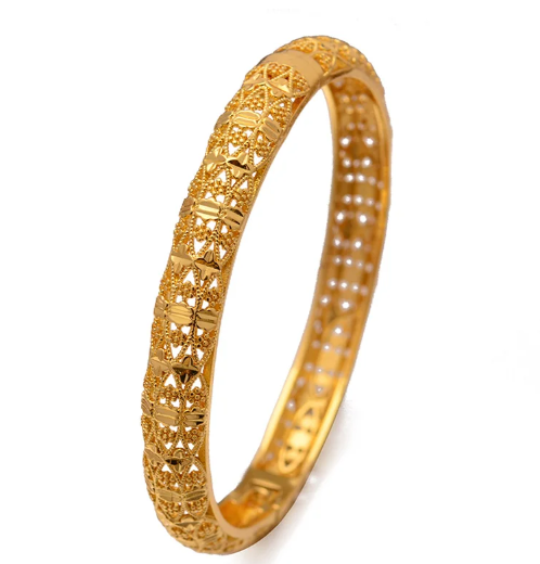 Meera 2-4pcs 24K Gold Filled Bangles