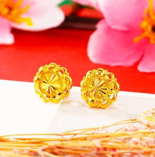 Assorted 24K Gold Filled Stud Earrings