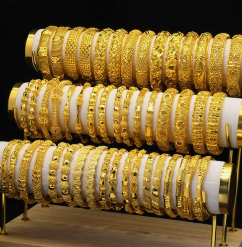 Pooja Bangles 24K Filled 2pcs