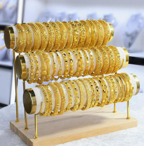 Pooja Bangles 24K Filled 2pcs