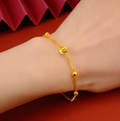 Juwairiyah 24K Gold Filled Beaded Bracelets