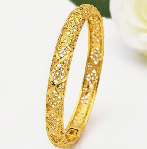 2pcs Soumi Bangles 24K Gold Filled