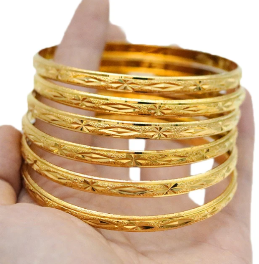 Sultan 2-6pcs 24K Gold Filled Bangles